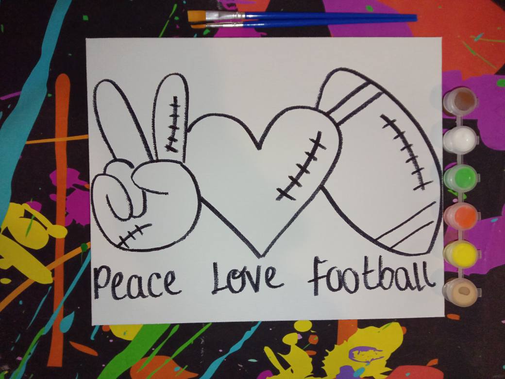 Peace Love Football