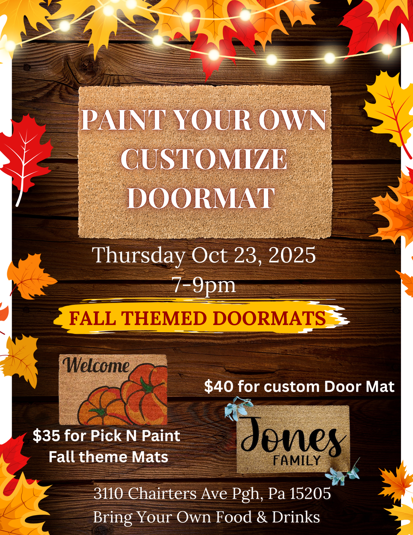 Paint Your Own Mat