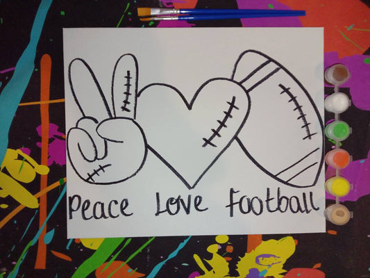 Peace Love Football