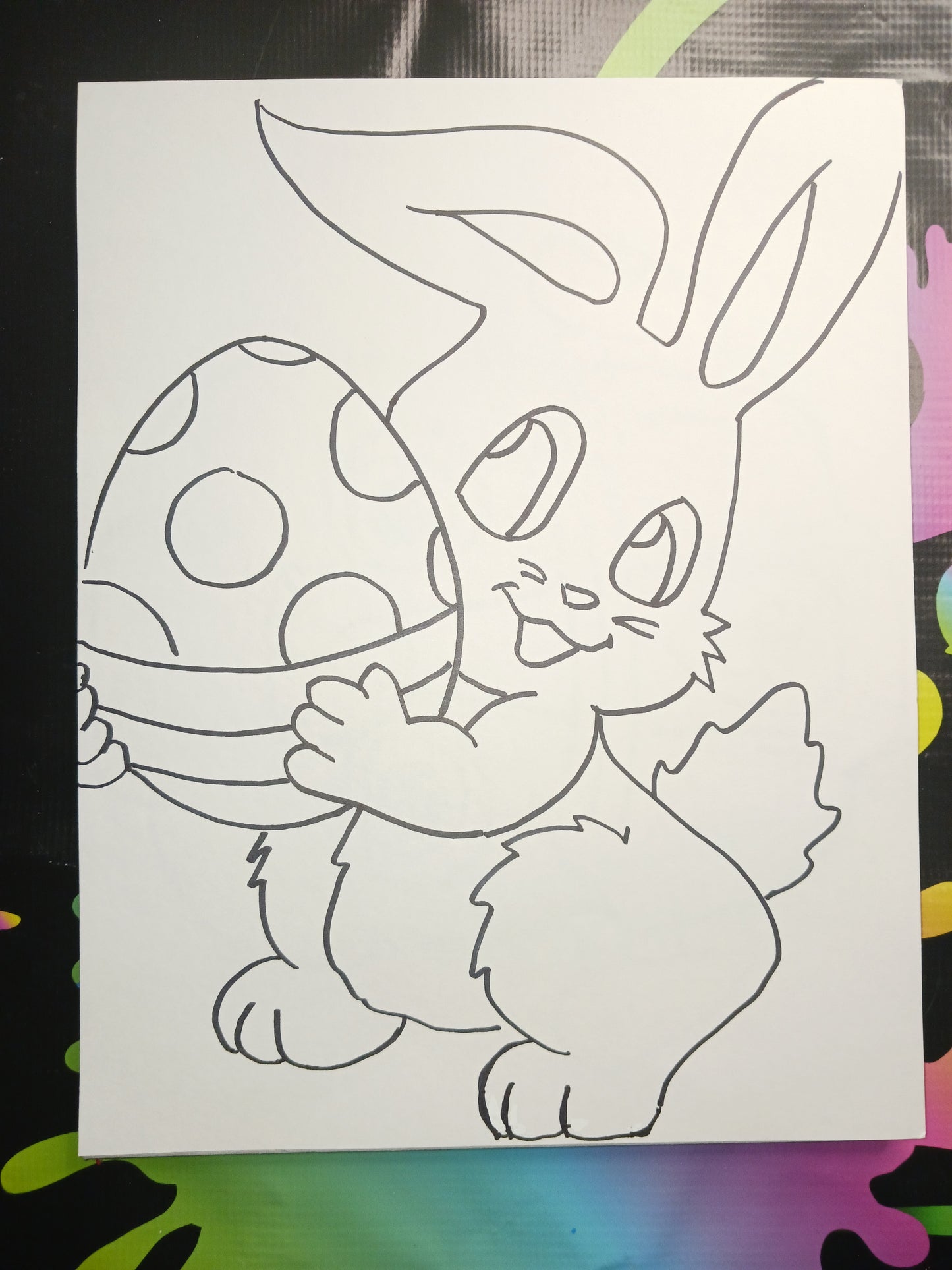 Bunny with egg